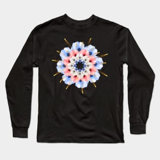 4th July party mandala Long Sleeve T-Shirt